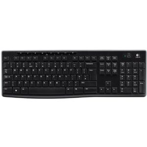 Logitech K270 Kabellose Tastatur für Windows, US QWERTY-Layout Schwarz