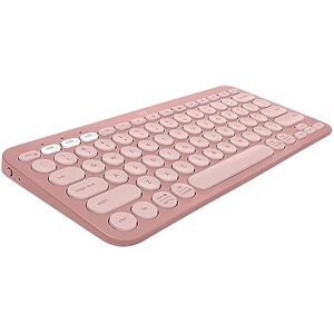 Logitech Pebble Keys 2 K380s QWERTY US International Layout, Rose