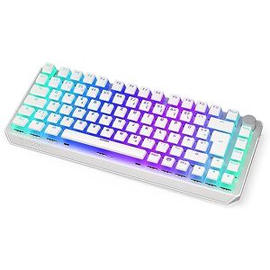 ENDORFY Thock 75% Wireless DE Kailh Box Black Onyx White Pudding, Gaming Tastatur, BT und 2.4 GHz Wireless, PBT Double-Shot Keycaps, Hot-Swap Funktion, Deutsches Layout QWERZ