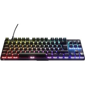 SteelSeries Apex 9 TKL Mechanische Gaming-Tastatur Optische Switches 2-Punkt-Betätigung Esports-Formfaktor ohne Tenkey Hotswap- fähige Switches Englisch (QWERTY) Layout