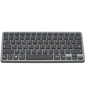 Bluestork Kabellose Bluetooth-Tastatur, Mini-Tastatur, französische Azerty-Tastatur, leicht, leise, Bluetooth-Tastatur 90 Stunden Akkulaufzeit, wiederaufladbar USB C, 14 Multimedia-Kurzkürzel –