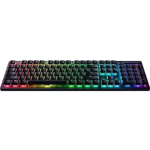 Razer DeathStalker V2 Pro (Red Switch) Kabellose Optische Low-Profile-Gaming-Tastatur (Lineare Optische Switches, HyperSpeed Wireless, Bluetooth 5.0) QWERTY US-Layout   Schwarz