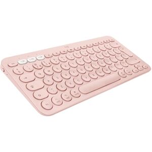 Logitech K380 Multi-Device Bluetooth Tastatur für Mac, Französisches QWERTY -Layout Rosa 920-010404