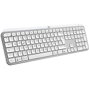 Logitech MX KEYS S DE 920-011566, Hellgrau Bluetooth