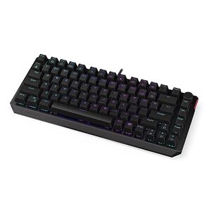 ENDORFY Thock 75% Red, Kailh Red linear switches, Mechanical Keyboard, QWERTY Layout, PBT keycaps, Volume Control knob   EY5A076