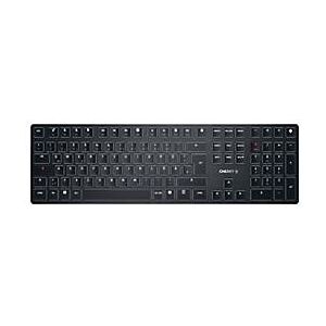 CHERRY KW X ULP - Tastatur - hintergrundbeleuchtet - kabellos - USB, 2.4 GHz, Bluetooth 5.2 - QWERTY