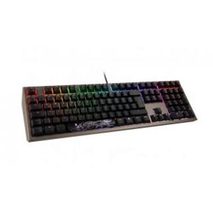 DuckyChannel Ducky Shine 7 PBT Gaming Tastatur / MX-Blue Switches / RGB LED - gunmetal - GER-Layout