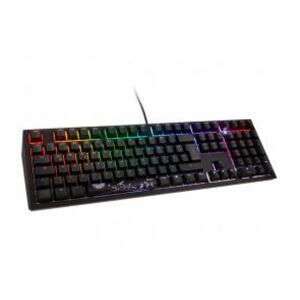 DuckyChannel Ducky Shine 7 PBT Gaming Tastatur / MX-Red / RGB LED - blackout - GER-Layout