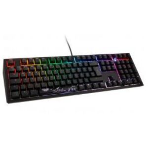 DuckyChannel Ducky Shine 7 PBT Gaming Tastatur / MX-Speed-Silver / RGB LED - blackout - GER-Layout