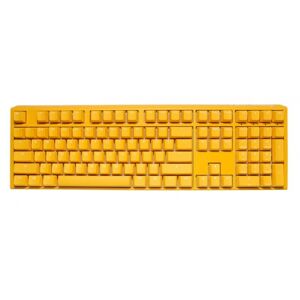 DuckyChannel Ducky One 3 Yellow Gaming Tastatur - RGB LED / MX-Brown Switches - GER-Layout