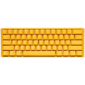 DuckyChannel Ducky One 3 Yellow Mini Gaming Tastatur - RGB LED / MX-Silent-Red Switches - GER-Layout