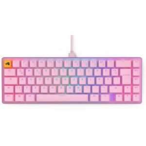 Glorious PC Gaming Ra Glorious GMMK 2 Compact Tastatur - Fox Switches, DE-Layout, pink