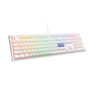 DuckyChannel Ducky One 3 Classic Pure White Gaming Tastatur, RGB LED - MX-Blue (US)