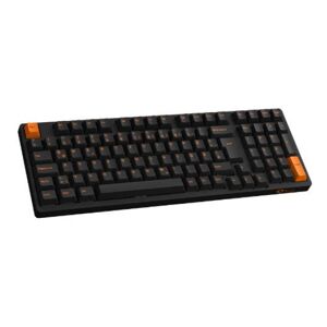 Divers AKKO 3098B Plus Black&Orange Wireless Gaming Tastatur, CS-Switch Crystal - GER-Layout