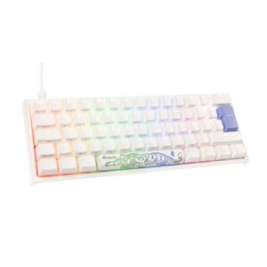 DuckyChannel Ducky One 2 Pro Mini White Edition Gaming Tastatur, RGB LED - Kailh White (GER-Layout)