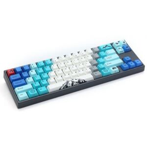 Divers Varmilo VEA87 Summit R1 TKL Gaming Tastatur, MX-Silent-Red, weisse LED - US Layout