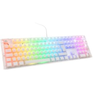 DuckyChannel Ducky One 3 Aura White Gaming Tastatur, RGB LED - MX-Red - GER-Layout