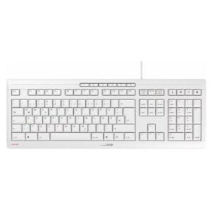 Cherry STREAM KEYBOARD (weiss/grau, FR-Layout, SX-Scherentechnologie)