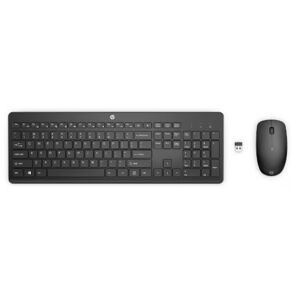 HP 230 Wireless-Maus und -Tastatur (schwarz, DE-Layout)