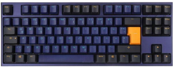 DuckyChannel Ducky ONE 2 TKL Horizon PBT Gaming Tastatur - MX-Silver - Blau