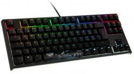 DuckyChannel Ducky ONE 2 TKL Gaming Tastatur, MX-Brown, RGB LED - schwarz, CH-Layout