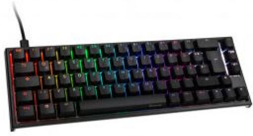 DuckyChannel Ducky ONE 2 SF Gaming Tastatur - MX-Speed-Silver - RGB LED / GER-Layout - Schwarz