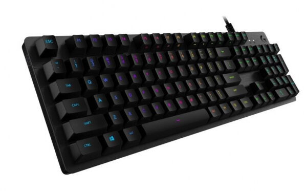 Logitech G512 Carbon LightSync Gaming Tastatur - GX Red Switch - GER-Layout