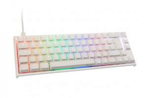 DuckyChannel Ducky ONE 2 SF Gaming Tastatur - MX-Black Switches / RGB LED - GER-Layout - Weiss