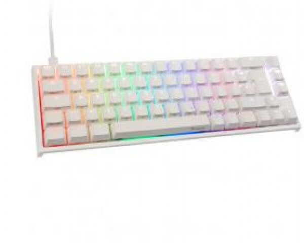 DuckyChannel Ducky ONE 2 SF Gaming Tastatur - MX-Speed-Silver Switches / RGB LED / GER-Layout - Weiss