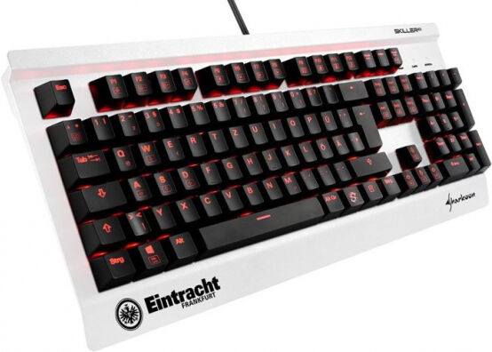 Sharkoon Skiller Mech SGK3 - Gaming-Keyboard / Kailh Red Switches / Eintracht Frankfurt Sonderedition - GER-Layout