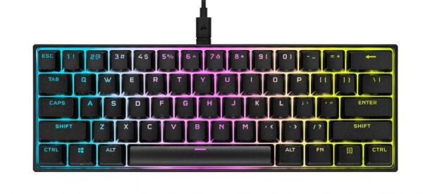 Corsair K65 Mini - Gaming-Keyboard / Cherry MX Speed Switches - CH-Layout