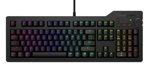 Das Keyboard 4Q - Mechanisches Keyboard / MX RGB Brown Switches - GER-Layout