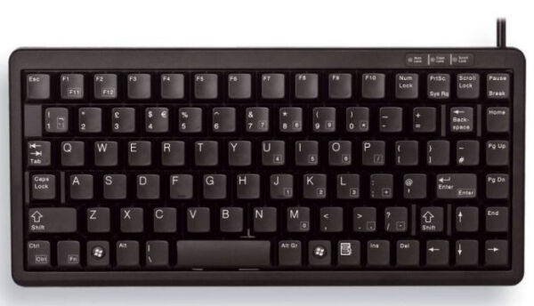 Cherry G84-4100 - Compact Keyboard Schwarz - CH-Layout