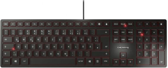 Cherry KC 6000 - Slim Keyboard schwarz - CH-Layout