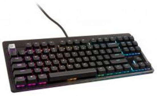 Divers MOUNTAIN Everest Core TKL Tastatur - MX Silent Red / ANSI - schwarz - US-Layout