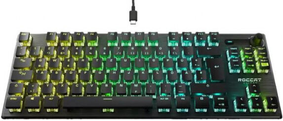 Roccat Vulcan TKL Pro RGB - Gaming-Keyboard / Linear Switch - CH-Layout