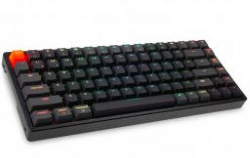 Divers Keychron K2 Alu Compact Gaming Tastatur / Blue-Switch / RGB - schwarz - US-Layout