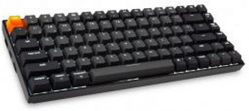 Divers Keychron K2 Compact Gaming Tastatur / Blue-Switch / weisse LED - schwarz - US-Layout