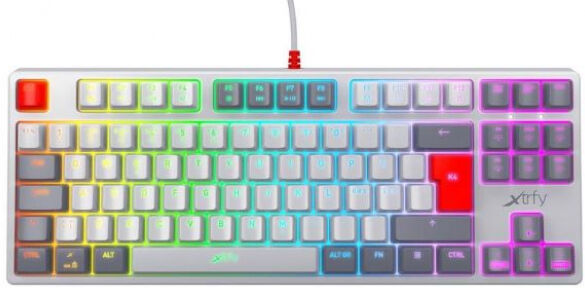 Xtrfy K4 RGB TKL Retro Mechanical Gaming Keyboard - CH-Layout