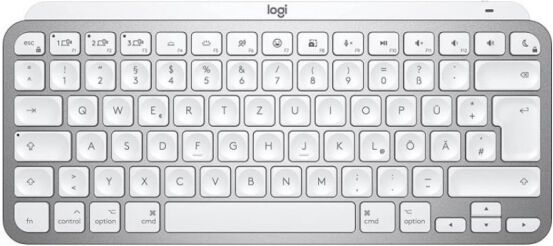 Logitech MX Keys Mini for Mac Pale Grey - USB/Bluetooth Tastatur für MAC - CH-Layout