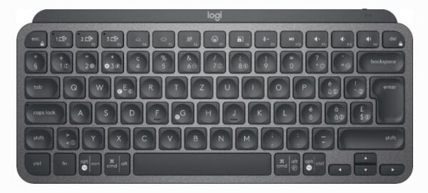 Logitech MX Keys Mini Pale Grey - USB/Bluetooth Tastatur für MAC / Graphite - CH-Layout