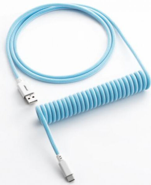 CableMod Classic Coiled Keyboard Cable USB-C zu USB Typ A, Blueberry Cheesecake - 150cm