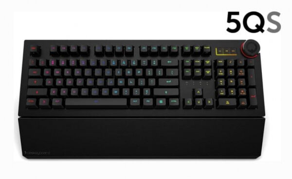 Das Keyboard 5QS - Gaming-Keyboard / Omron Gamma-Zulu Switches - US-Layout