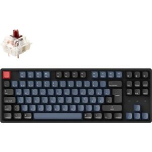 Keychron K8 Pro - Gaming-Tastatur schwarz/blau, DE-Layout, Gater...