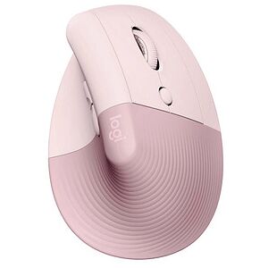 Logitech Lift Maus ergonomisch kabellos rosa