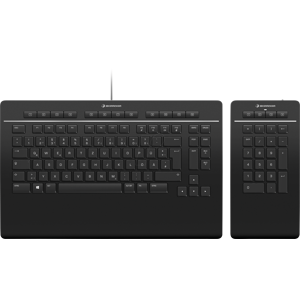 3Dconnexion 3DX PRO 700091DE - Tastatur, USB, 3D, schwarz, DE