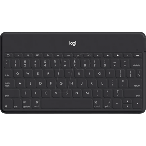 LOGITECH KTG SW - Tastatur, iPad, Keys-To-Go, schwarz, Layout: DE