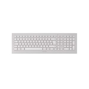 Cherry Desktop DW 8000[CH] Wireless silver/white Tastatur Silber Weiß
