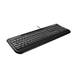 Microsoft Wired Desktop 600 Tastatur-und-Maus-Set USB Deutsch Schwarz