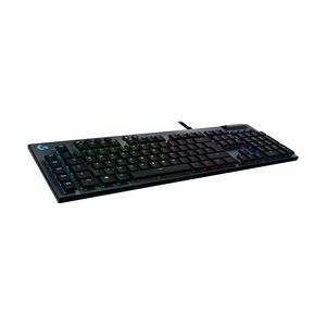 Logitech G G815 LIGHTSPEED RGB Mechanical Gaming Keyboard – GL Tactile Tastatur USB QWERTZ Deutsch Karbon